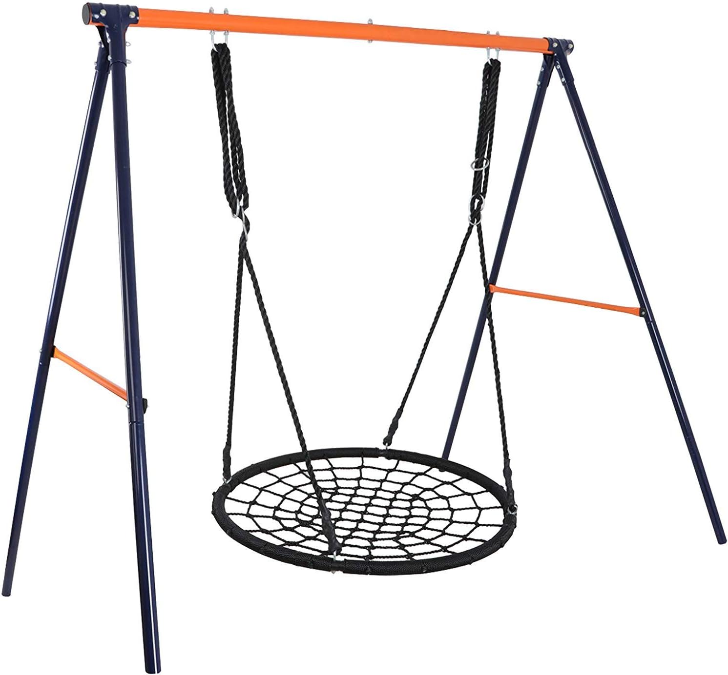 48 Inch Web Tree Swing with Heavy Duty Metal Frame for Kids & Adults - 440 LBS Capacity