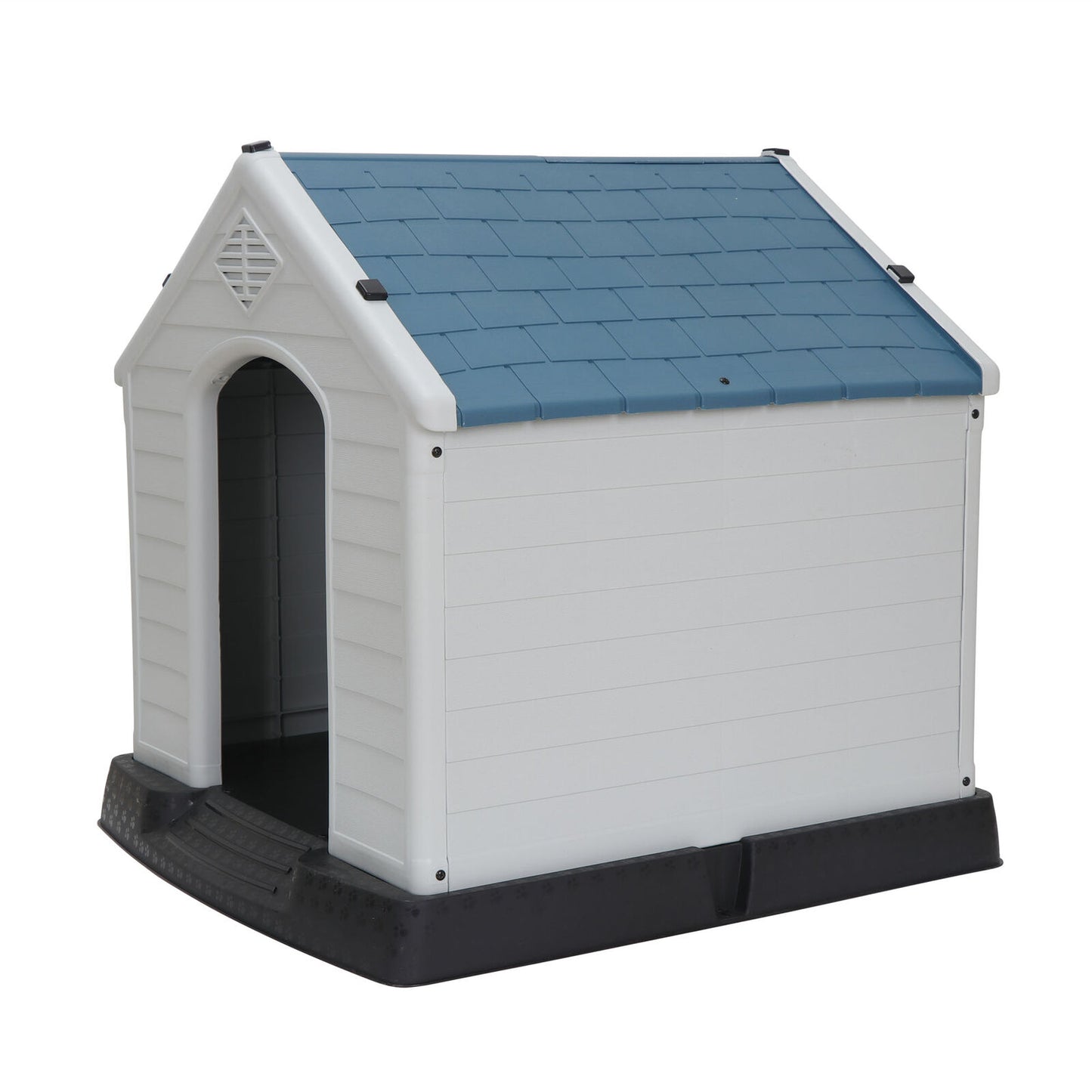 2X Design Dog House Shelter Easy to Assemble Perfect for Backyards All-Weather