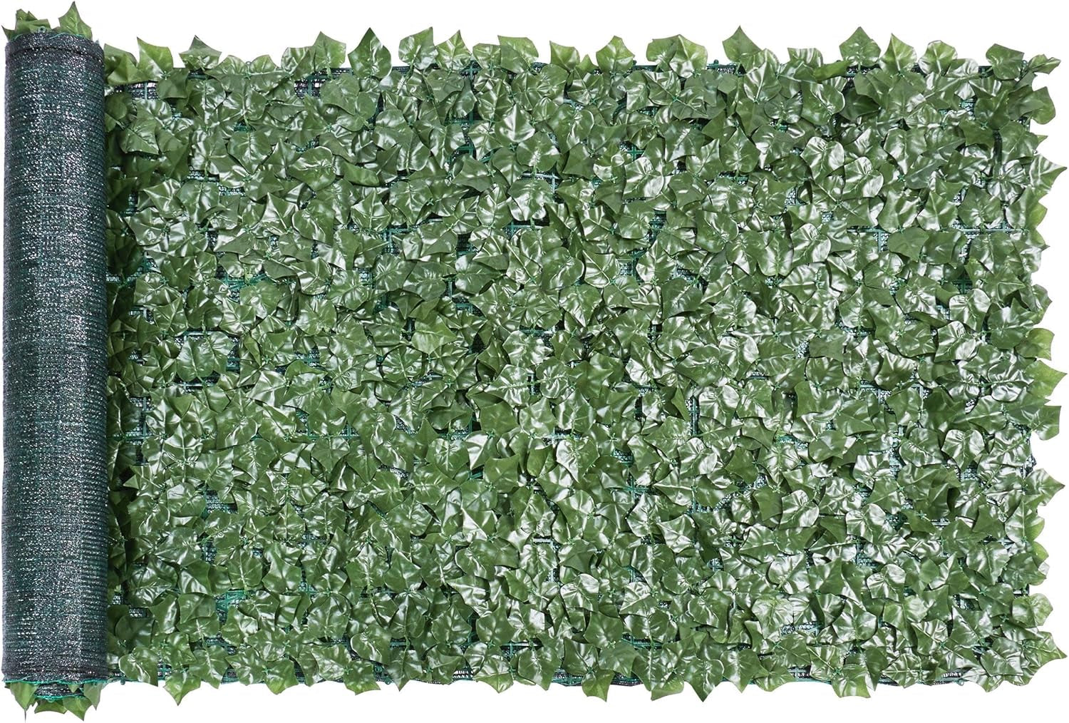 Faux Ivy Privacy Screen, 118&quot; X 39&quot; Artificial Hedges Privacy Protective &amp; Faux Ivy Leaf Decorative Screen W/Mesh Backing for Outdoor Indoor Garden Balcony Decor, 1PCS