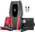 12V Auto Jump Starter Pack with Air Compressor, Peak Current 2000A, Car Lithium Battery Charger Jumper Box Tire Air Pump, Portable Power Bank for 8.0L Gas and 5.0L Diesel with Quick Charge
