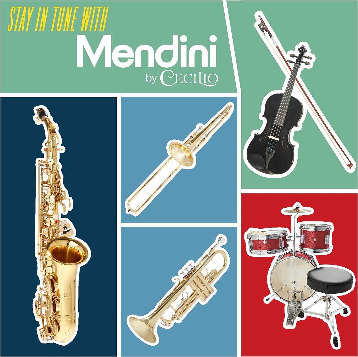 Violin for Beginners, Kids &amp; Adults - Beginner Kit for Student W/Hard Case, Rosin, Bow - Starter Violins, Wooden Stringed Musical Instruments