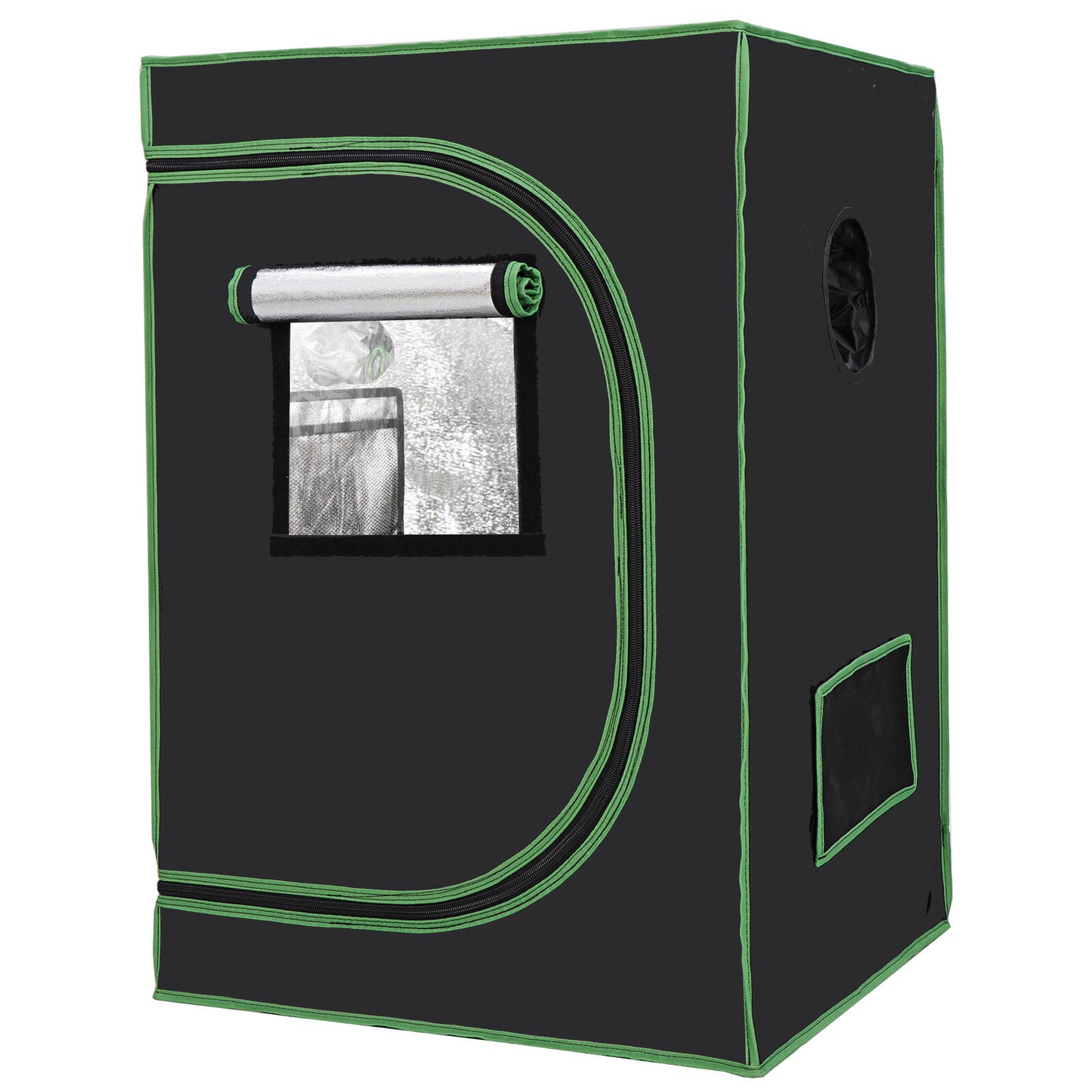 24""x24""x36" Indoor Hydroponic Grow Tent with Observation Window and Floor Tray
