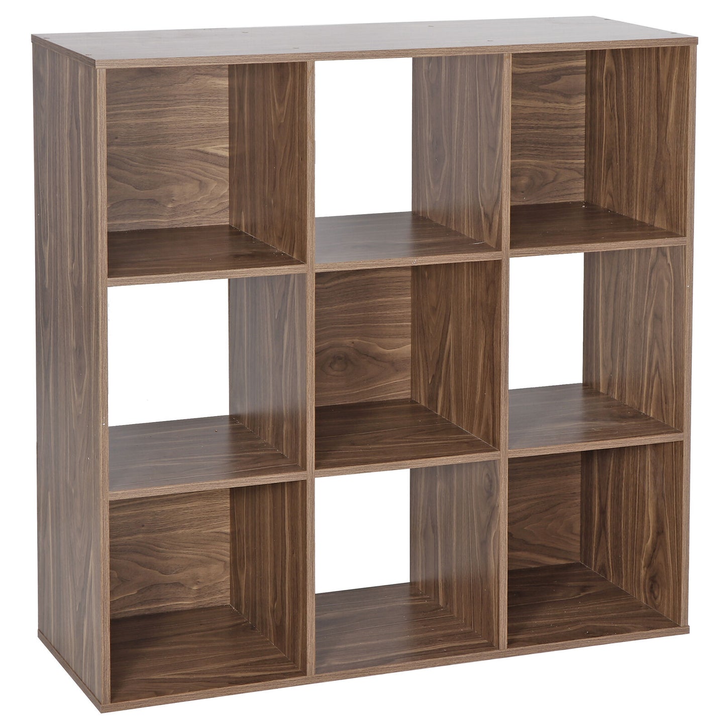 9-Cube Closet Organizer Storage Shelves Save Space Indoor Study Bookshelves