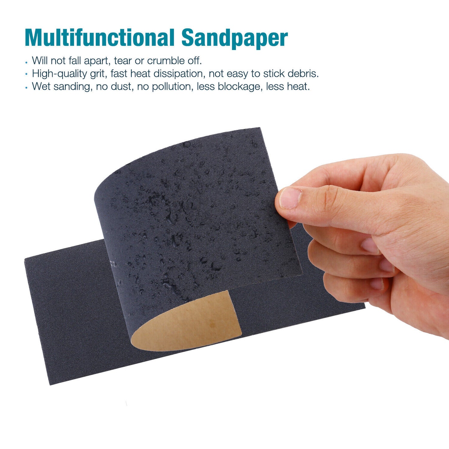 42 Pcs Sandpaper Sand Paper Sanding Sheets Assorted Grit Wet Dry Wood Car Metal
