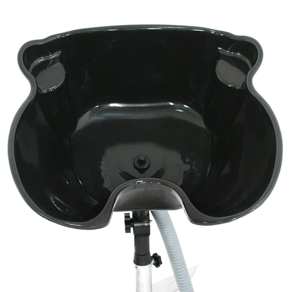 Portable Shampoo Bowl Basin Adjustable Salon Hair Wash Treatment Bowl Drain Hose