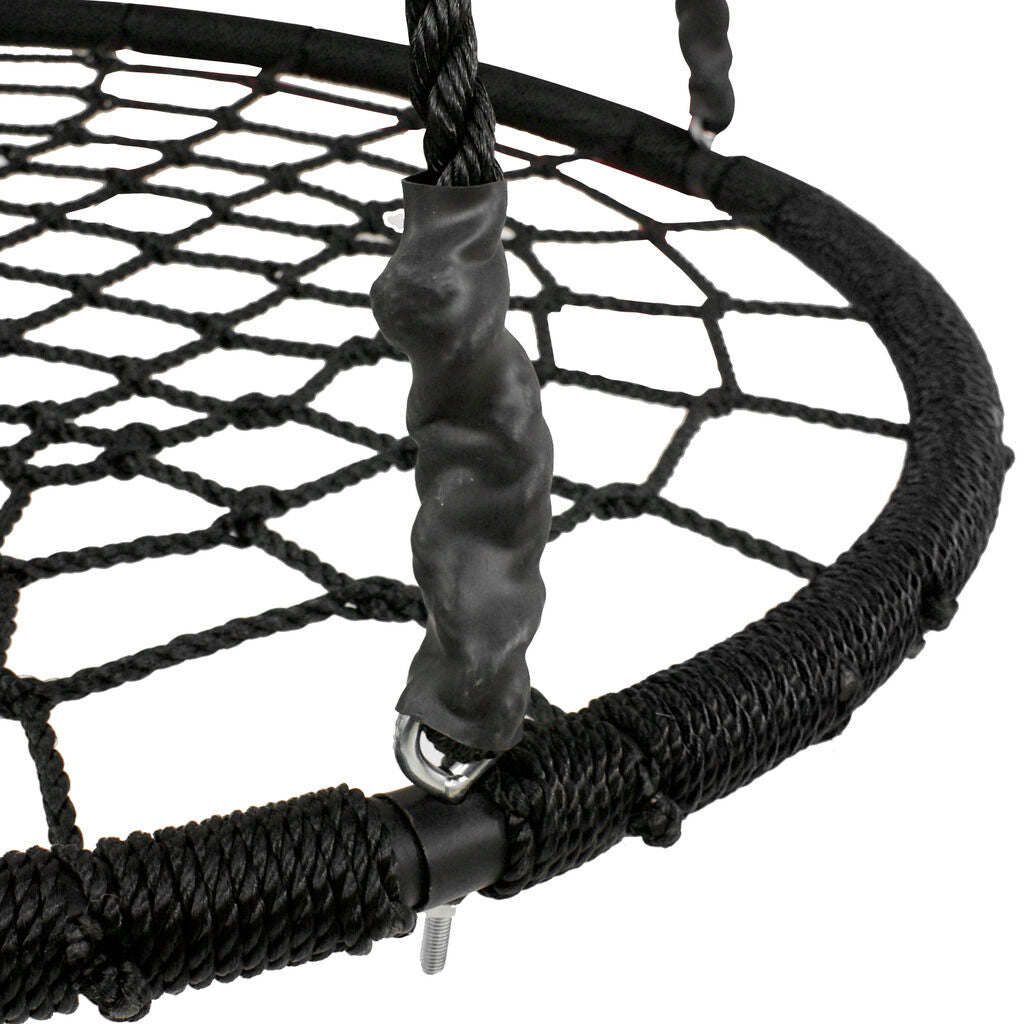 40" Spider Web Tree Net Large Swing Outdoor Hanging Play Toy PE Rope EZ Setup