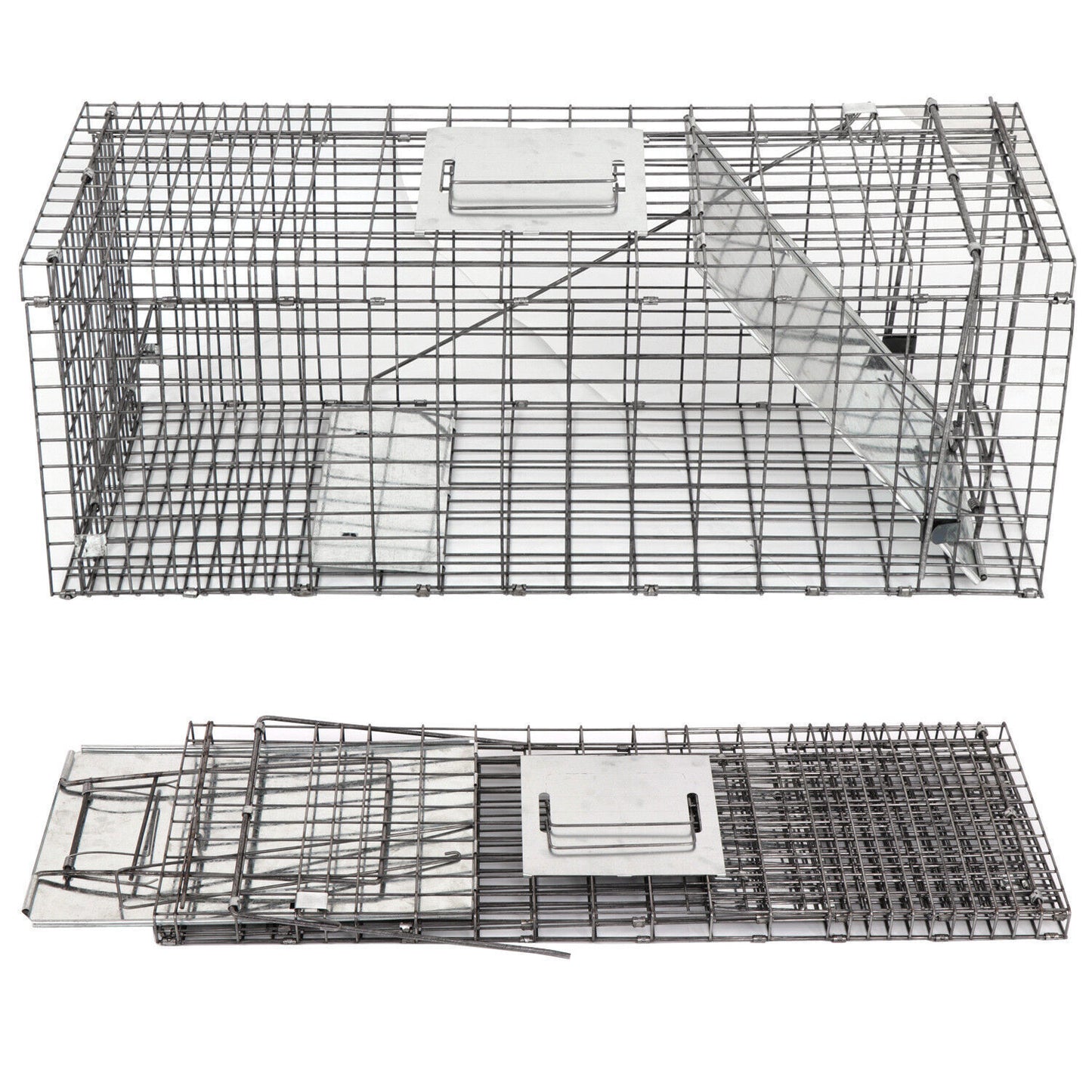 2X 32" Portable Preassembled Heavy Duty Metal Animal Trap Safe Design For Rodent