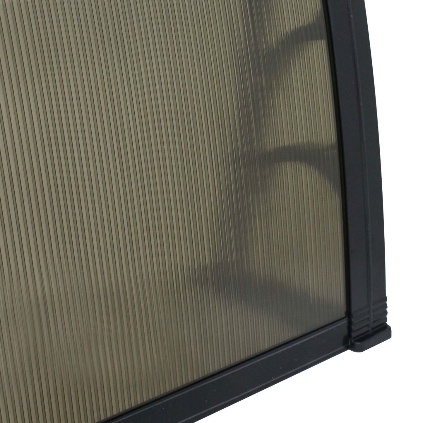 2PCS 40*80'' Canopy Window Awning Cover Door Hollow Sheet Rain Snow Protection