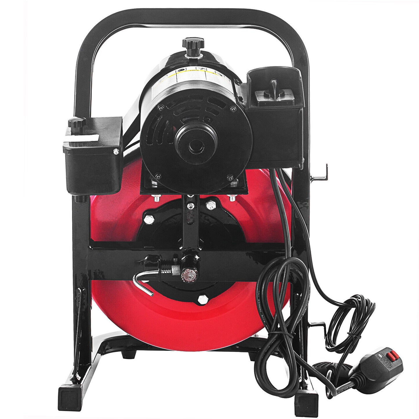 Sewer Snake Drill Drain Auger Cleaner 50ftx1/2'' Electric Drain Cleaning Machine