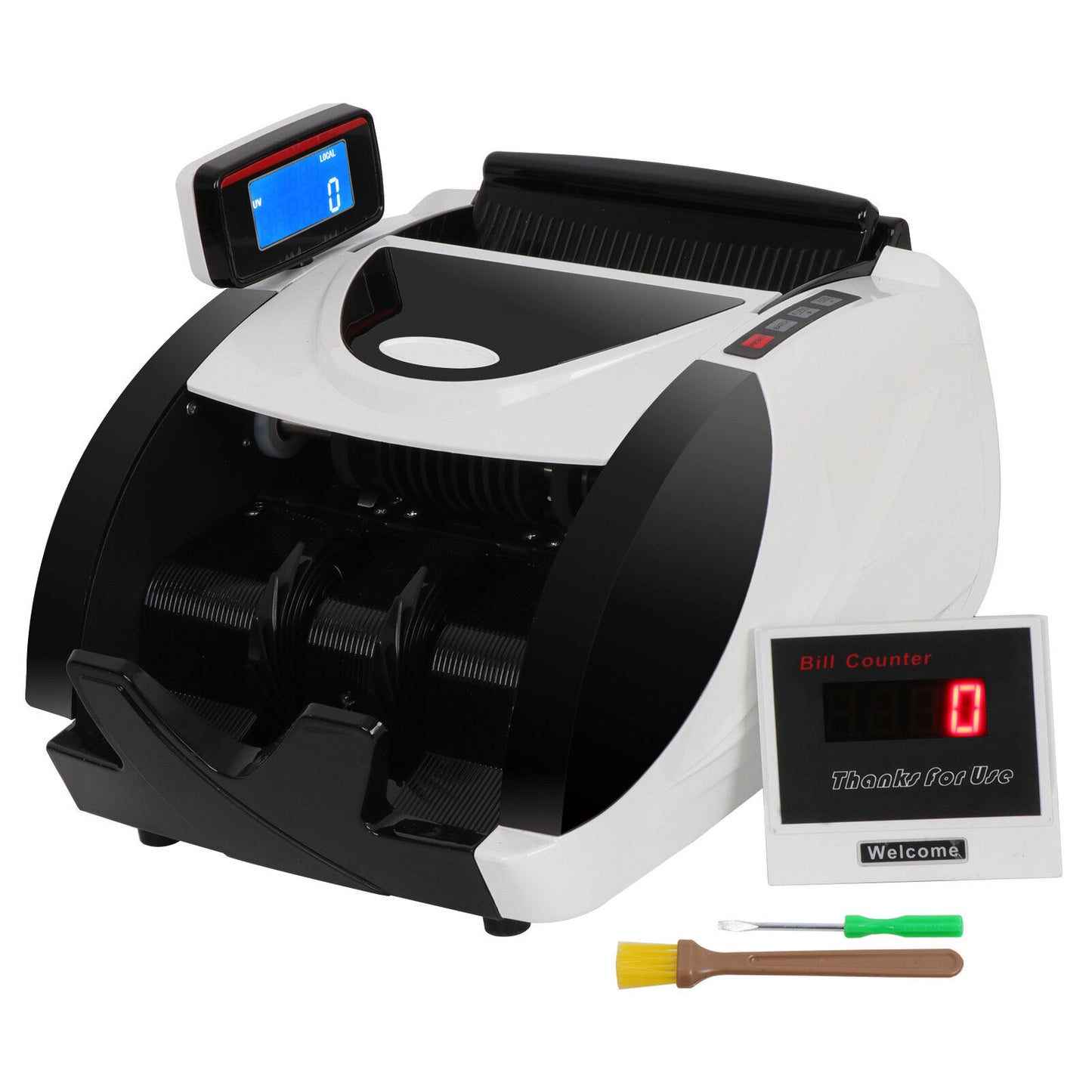 Counterfeit Detector UV MG Cash Money Bill Currency Counter Counting Machine