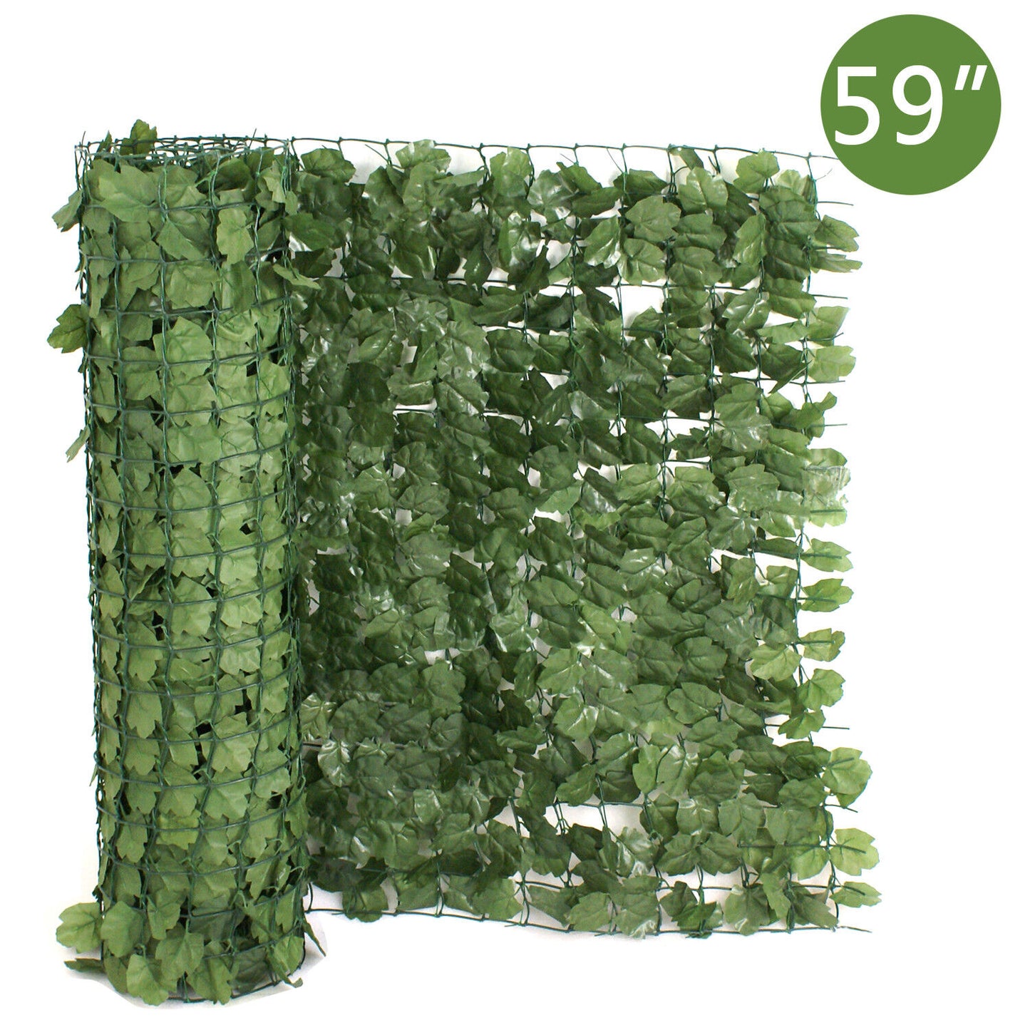 94" X 59" Faux Ivy Leaf Artificial Hedge Fencing Privacy Fence Screen Decorative