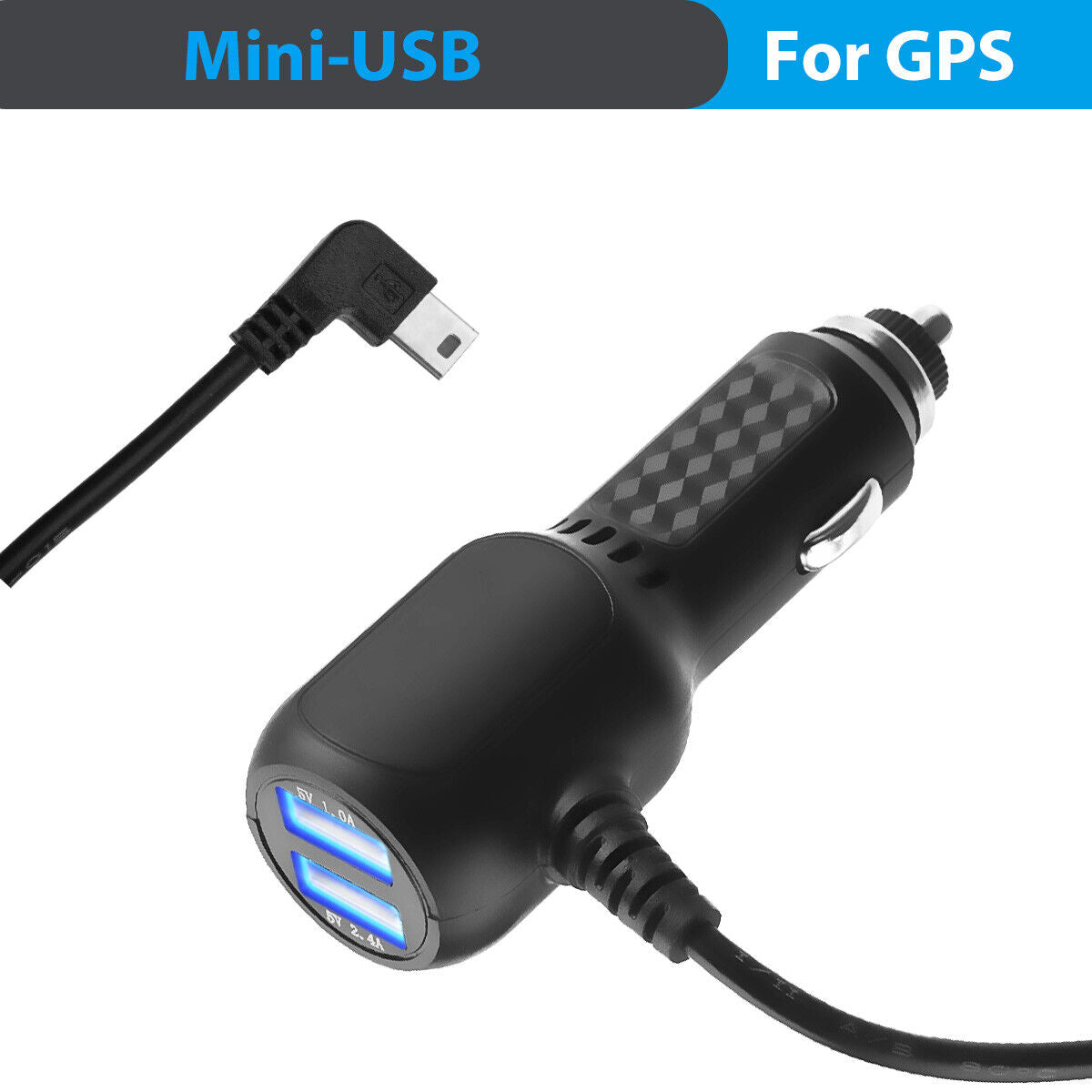 USB Car Charger Power Cord Cable for GARMIN nuvi Vehicle GPS 2595lmt 2597lmt