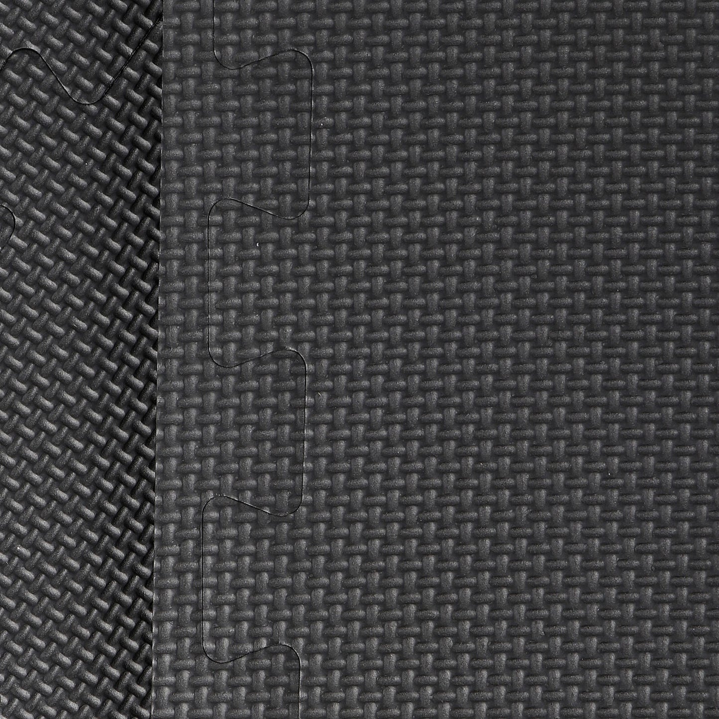 Puzzle Exercise Floor Mat Interlocking EVA Foam Tile 6 Piece 24''L x24''W x 0.5'