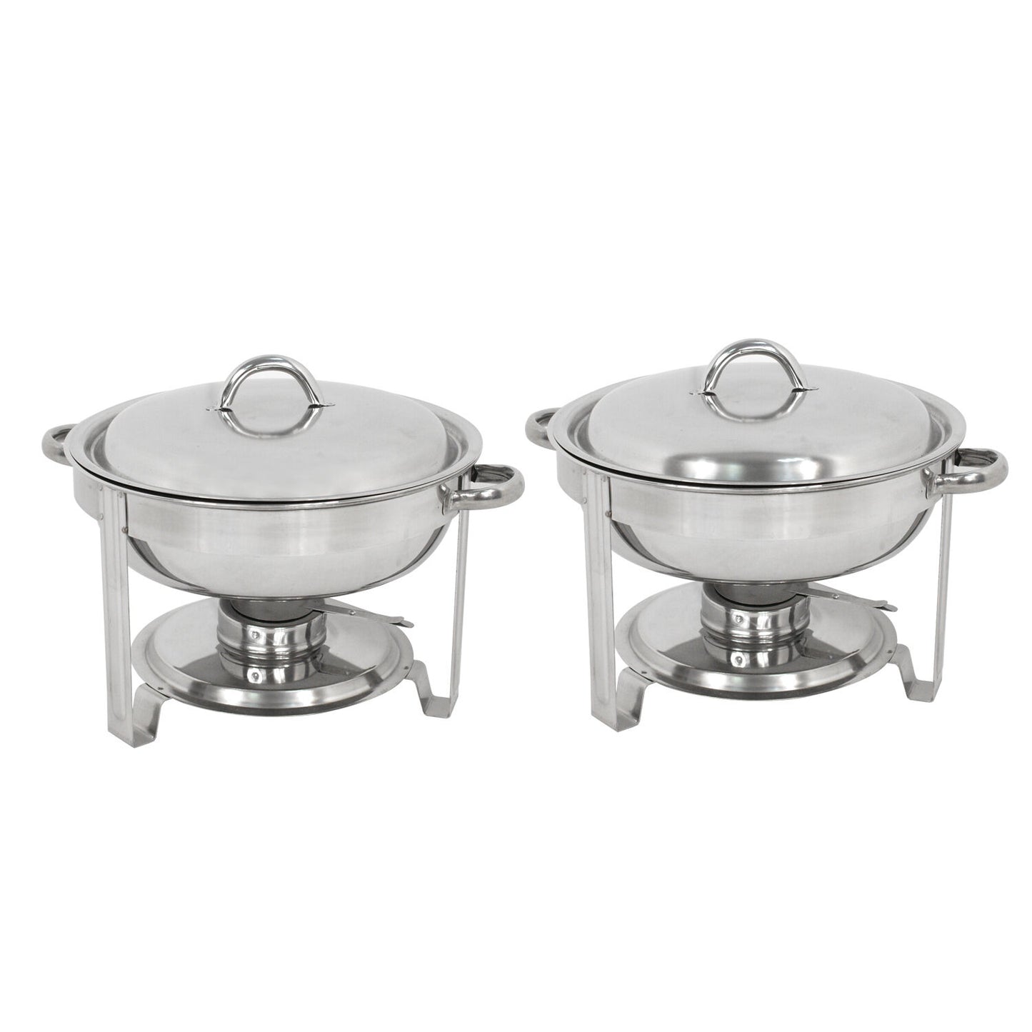 2 Pack 8 Quart Chafing Dish Stainless Steel 5 Quart Tray Buffet Catering Chafers