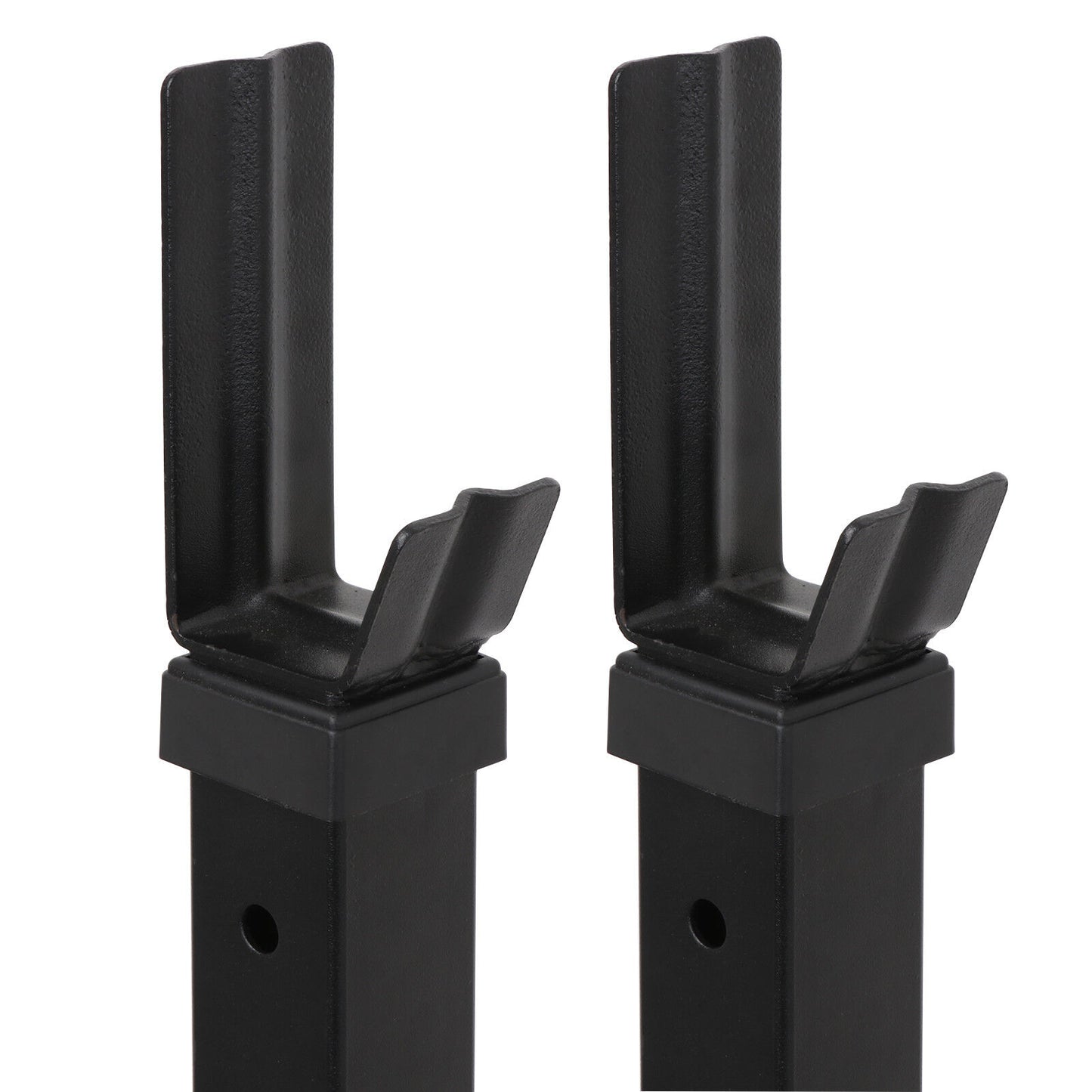 2pcs Adjustable Rack Standard Steel Squat Stands Barbell Free Press Bench