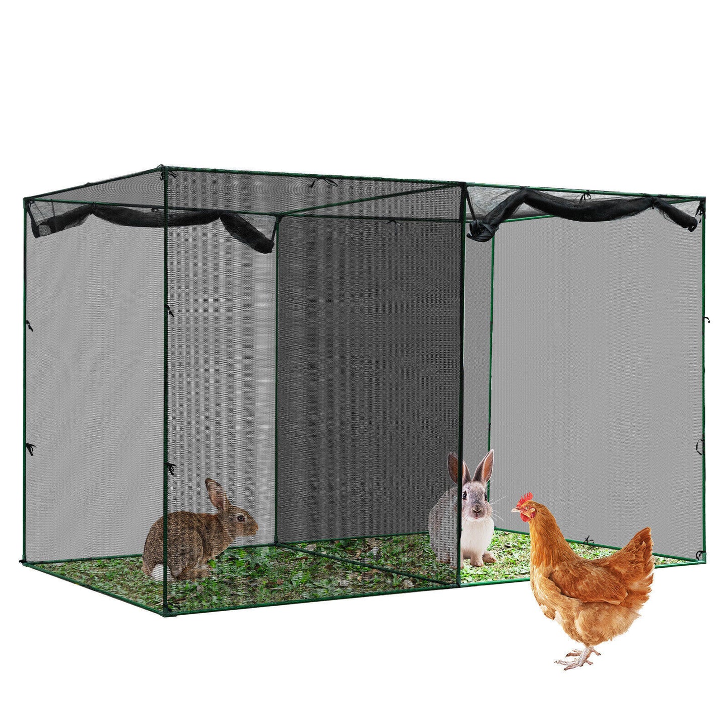 6.5 x 10 Feet Crop Cage Plant Protection Tent for Insects, Squirrel etc w/ Bag