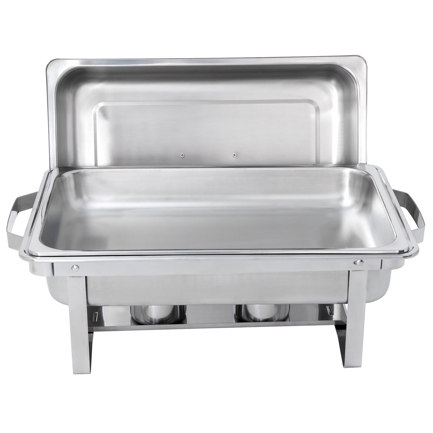 6 Pack 8QT Chafing Dish Stainless Steel Chafer Complete Set with Warmer