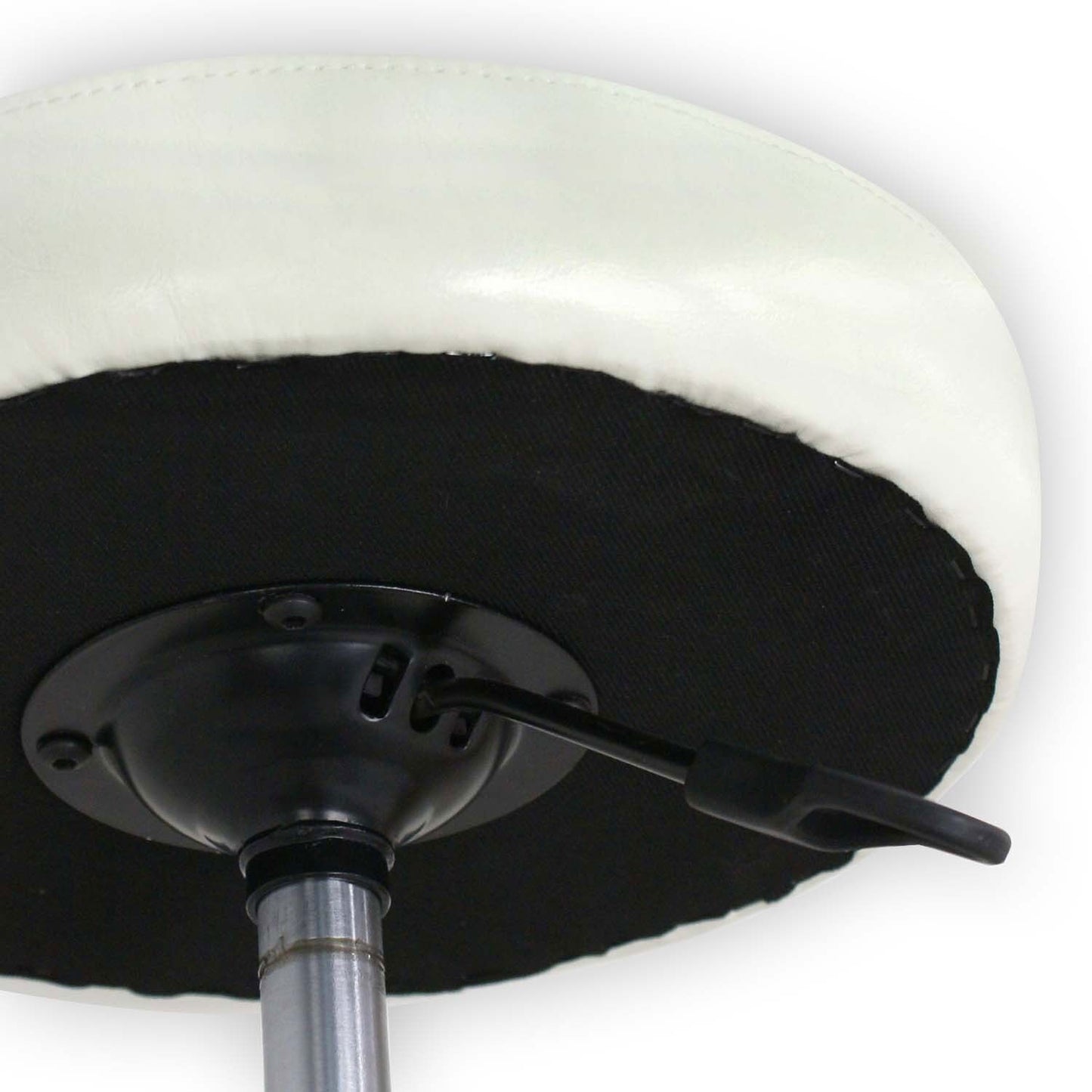 4PCS White Adjustable Stool Facial Salon Massage Spa Swivel Rolling Chair