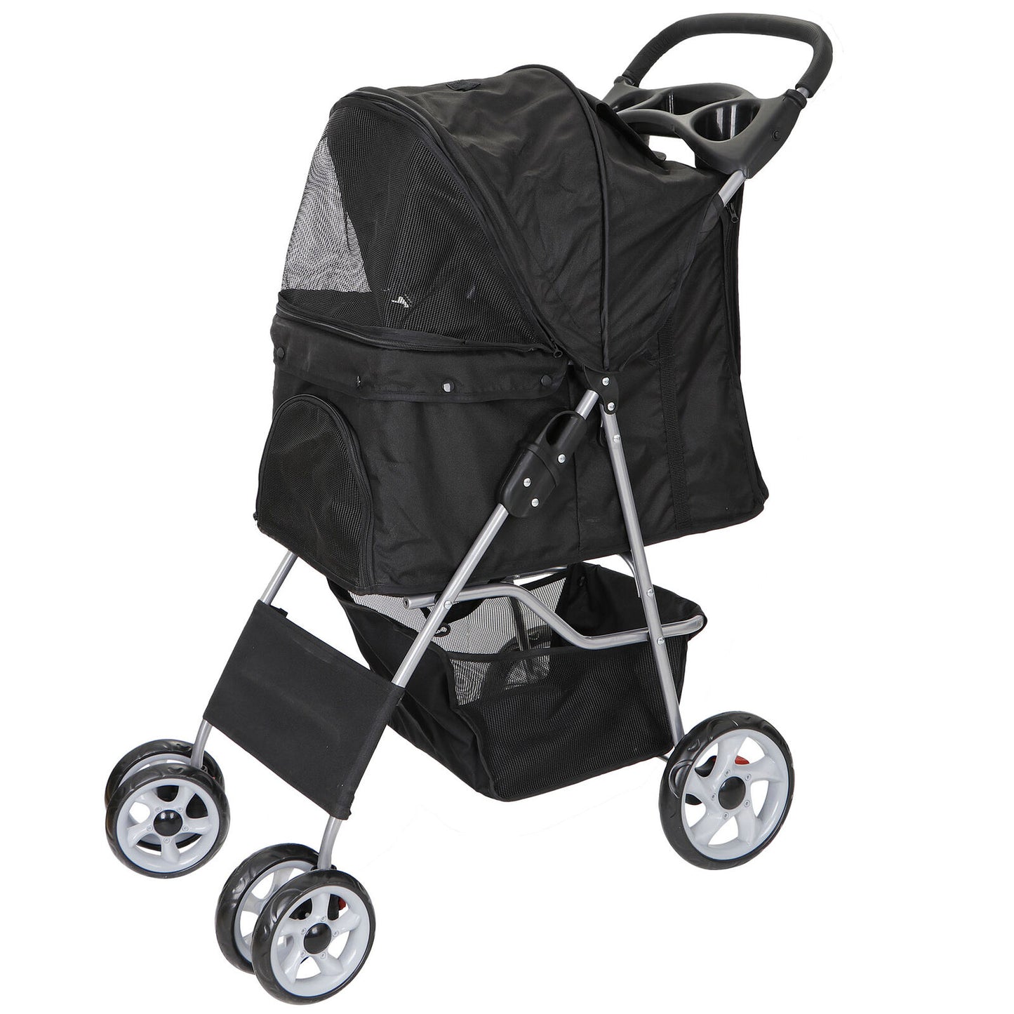Dog Stroller Pet Travel Carriage for Dogs & Cats with /Foldable  Carrier Cart