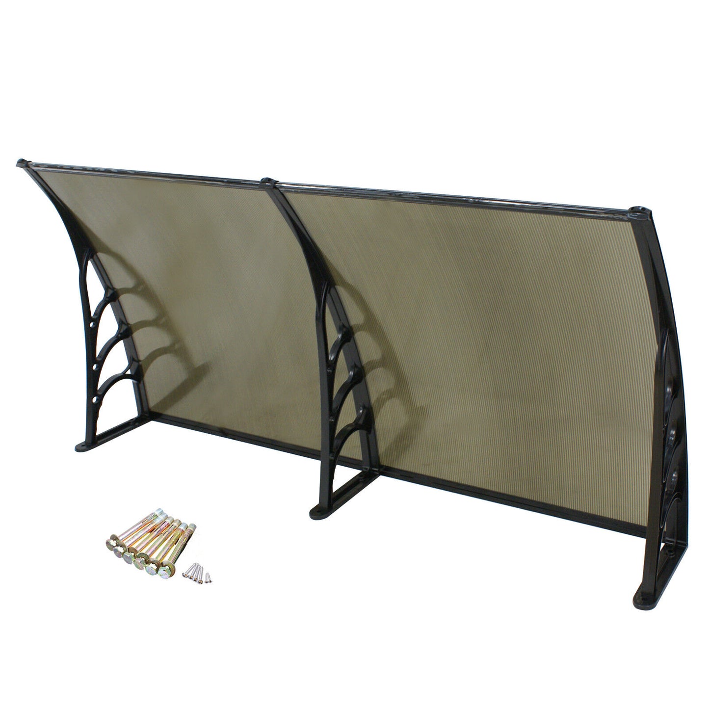 2PCS 40*x 80'' Canopy Window Awning  UV Rain Snow Protection Cover Door Hollow