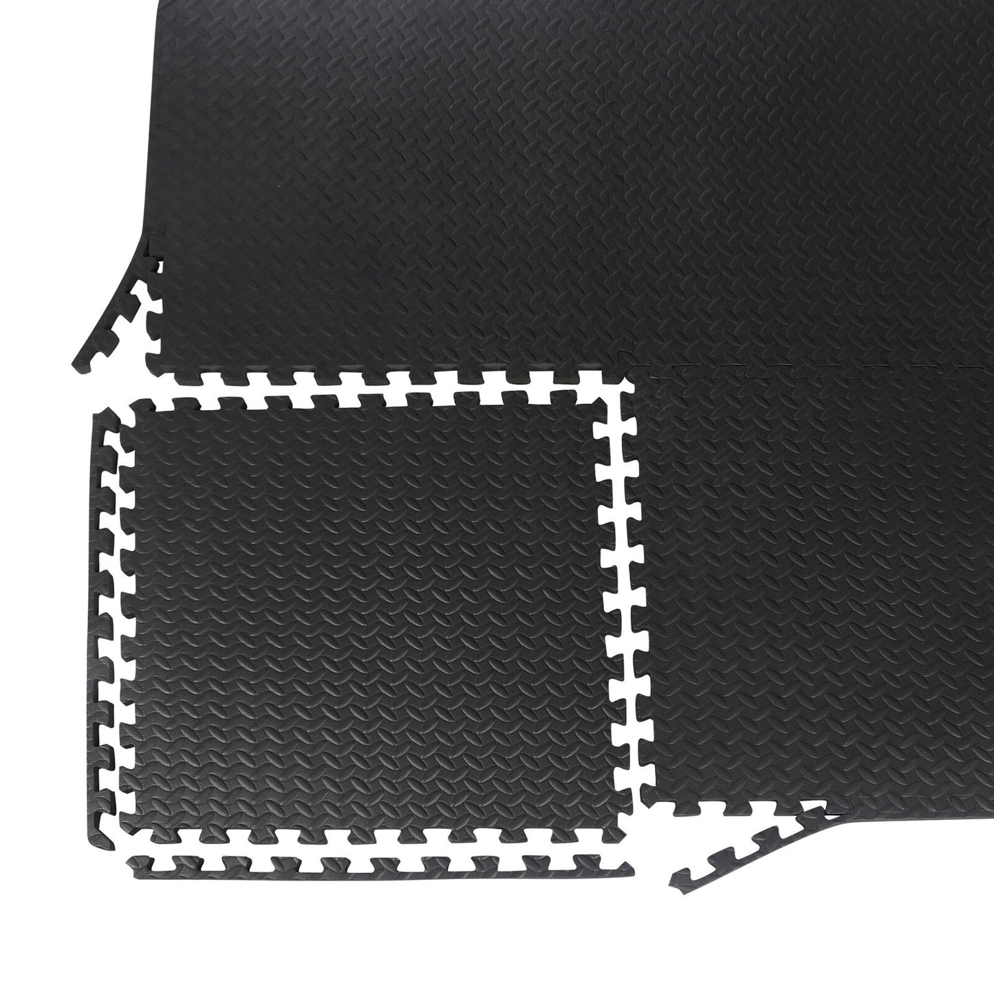 24pc Puzzle Exercise Mat w/ EVA Foam Interlocking Tiles 96 Sq Ft GYM Home