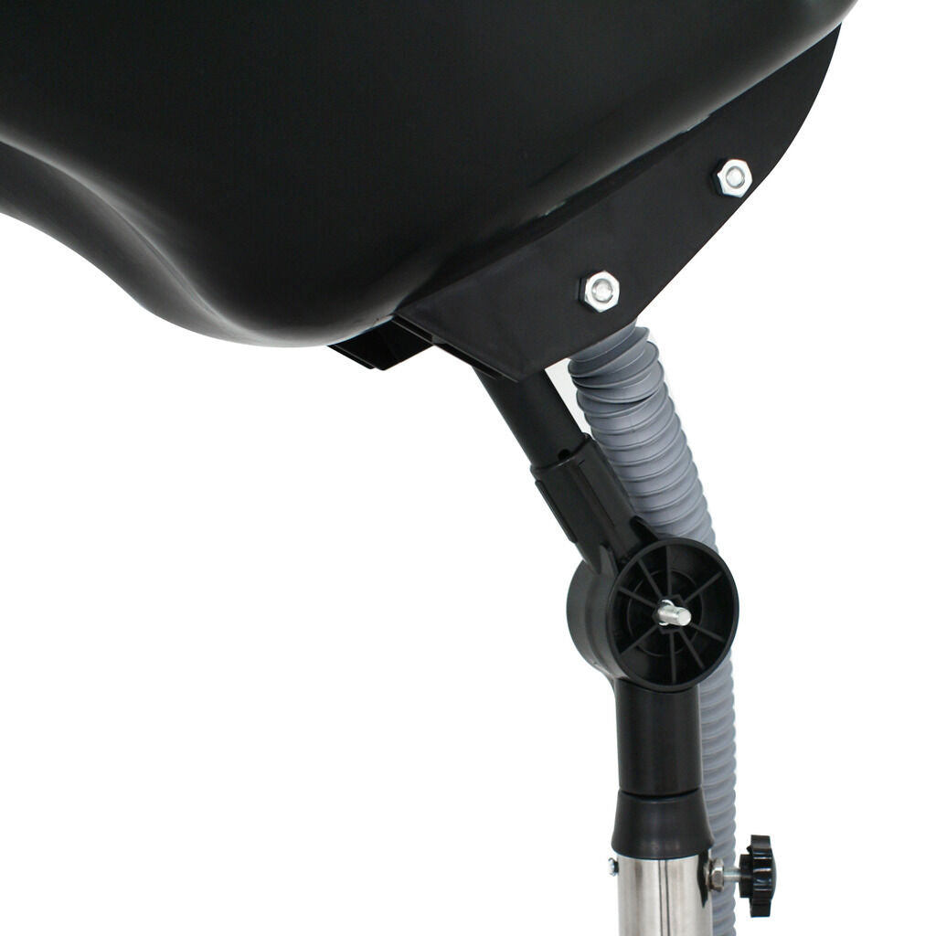 Pro Portable Shampoo Basin Height Adjustable Salon Hair Treatment Bowl Black New