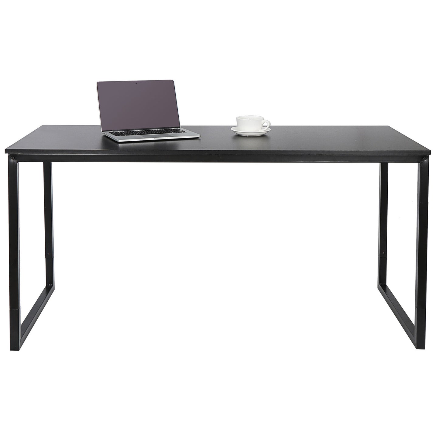 55" Computer Espresso Style Writing Desk Modern Study Office Desk Corner Table