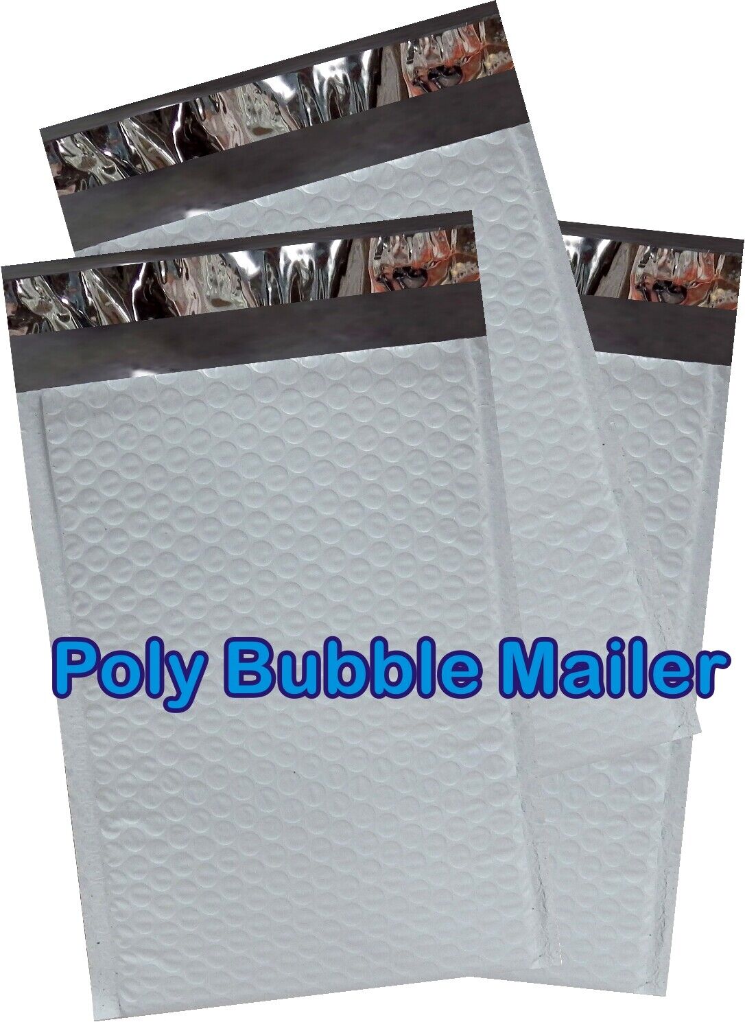 PolycyberUSA  100 pcs #6 Poly Bubble Envelopes Mailers (Inner 12.5x18)