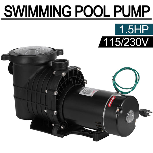 1.5HP Swimming Pool Pump Motor Hayward w/Strainer Generic In/Above Ground