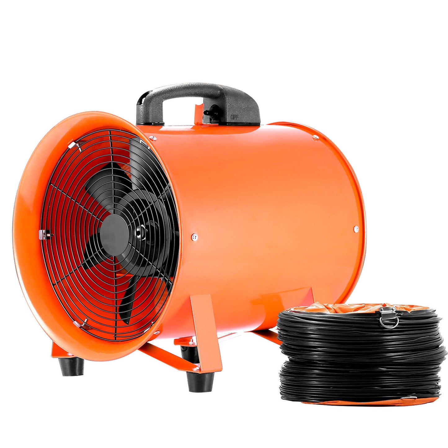 12" Extractor Fan Blower portable 5m Duct Hose Ventilator Industrial Air Mover