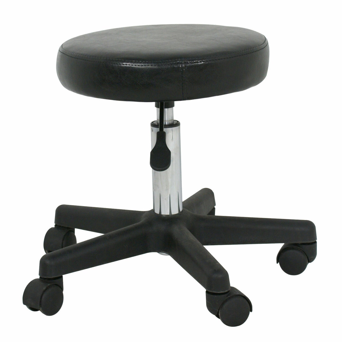 2PCS Adjustable Salon Stool Hydraulic Rolling Chair Tattoo Dental Facial Massage