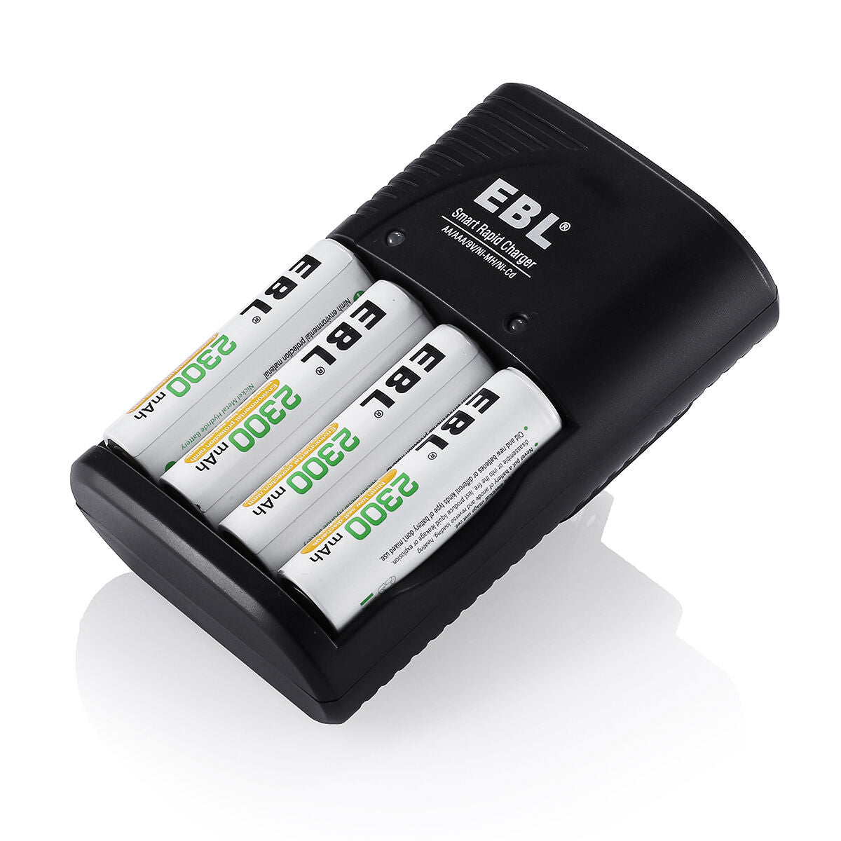 Rapid Smart Battery Charger for AA AAA 9V NiMH NiCD Rechargeable Batteries(3in1)
