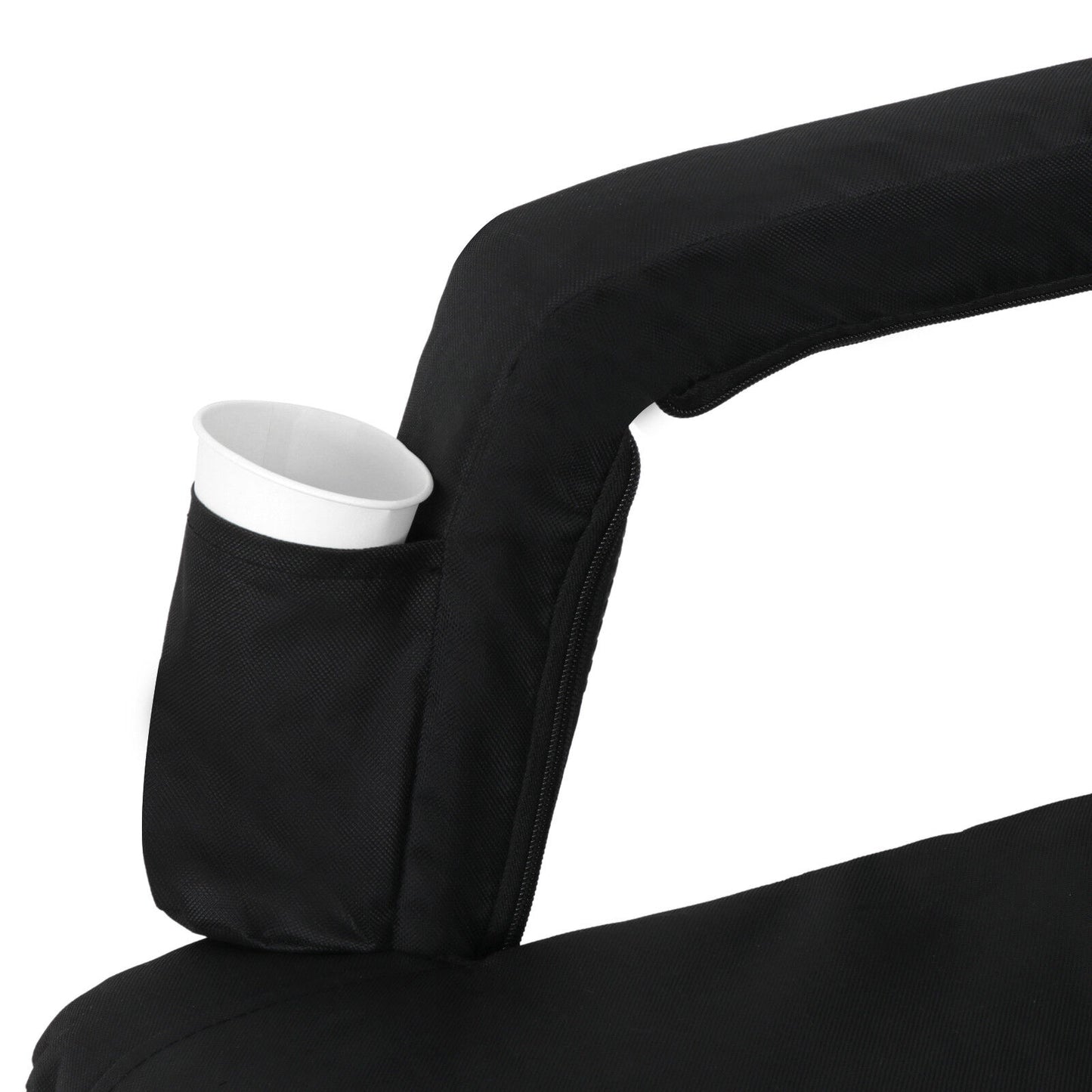 Ergonomics Stadium Seats Chairs For Bleachers 5 Reclining Positions Black