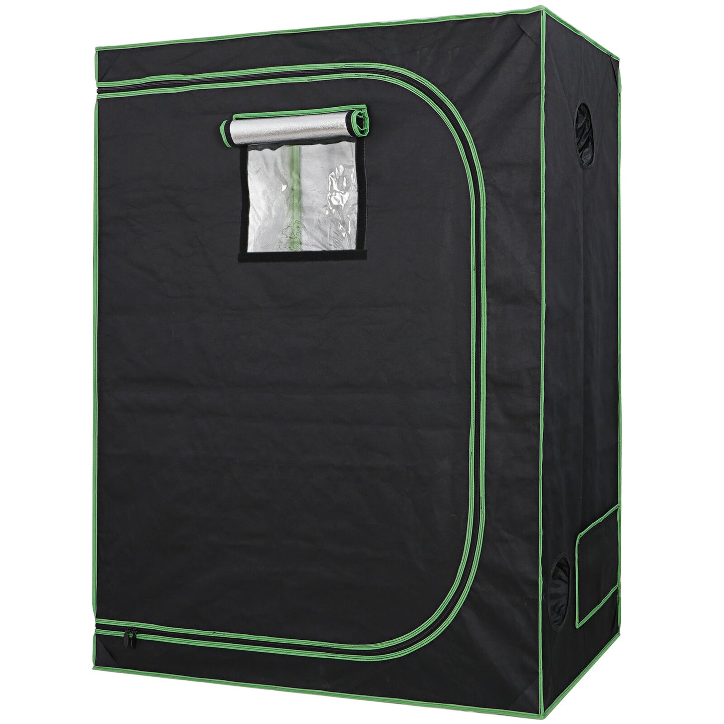 48"x24"x60" Hydroponic Grow Tent with Observation Window Floor Tray for Plant