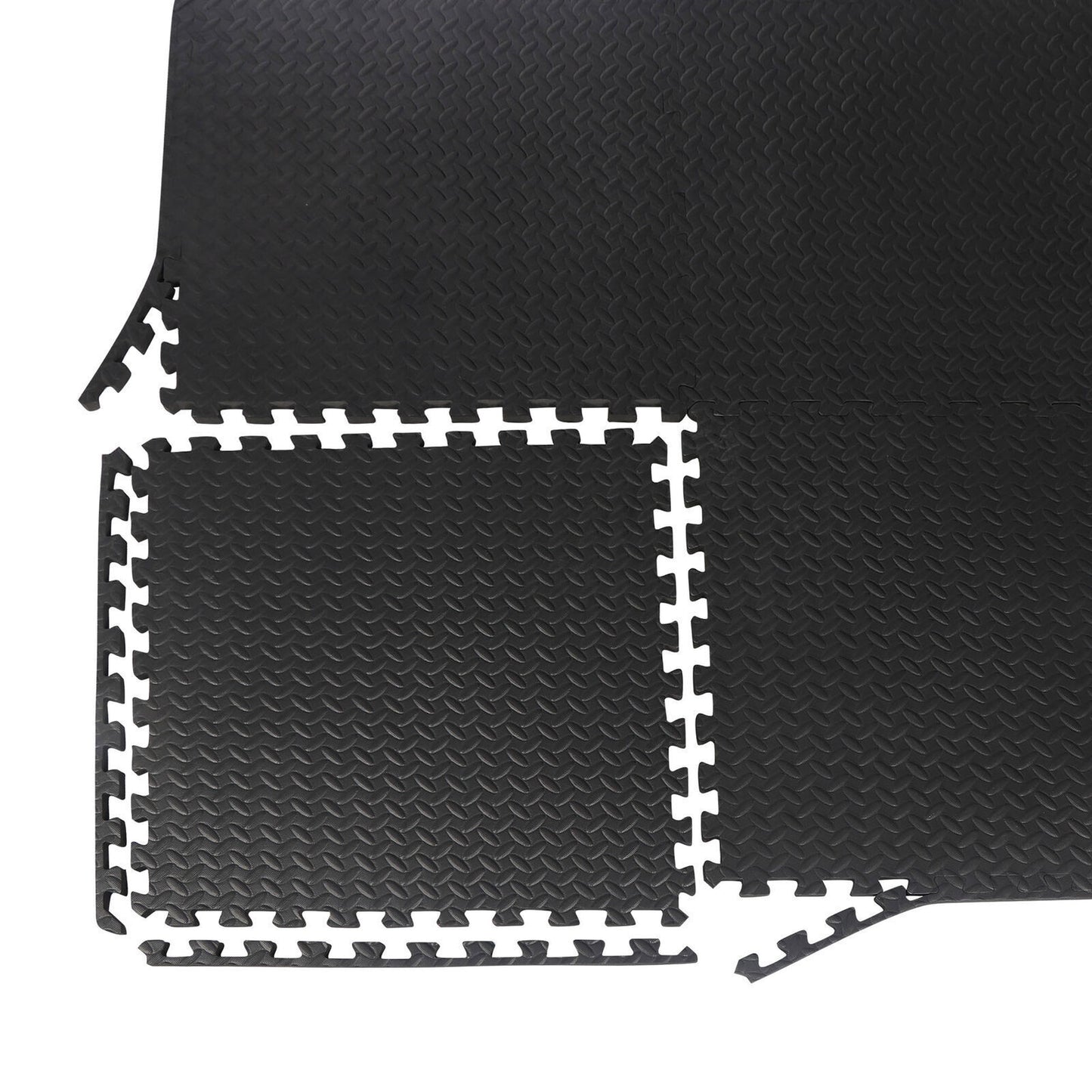 48pcs Puzzle Exercise Mat w/ EVA Foam Interlocking Tiles 96 Sq Ft GYM Home