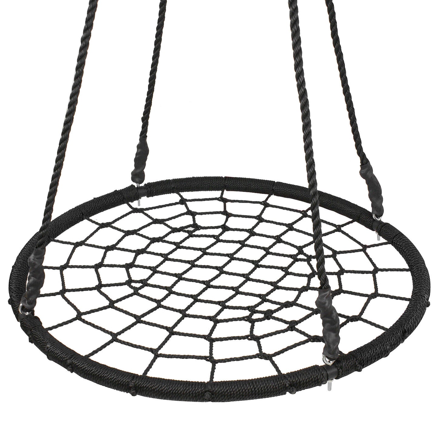 40" Kids Spider Web Tree Net Swing Set Playground Indoor Patio Detachable EZ Set