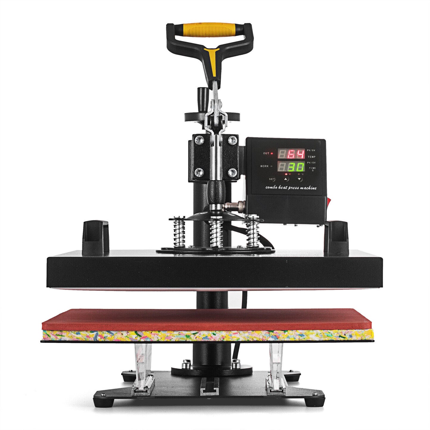 Combo T-Shirt Heat Press Printing Machine 15"x15" 8 IN 1 Sublimation Swing Away
