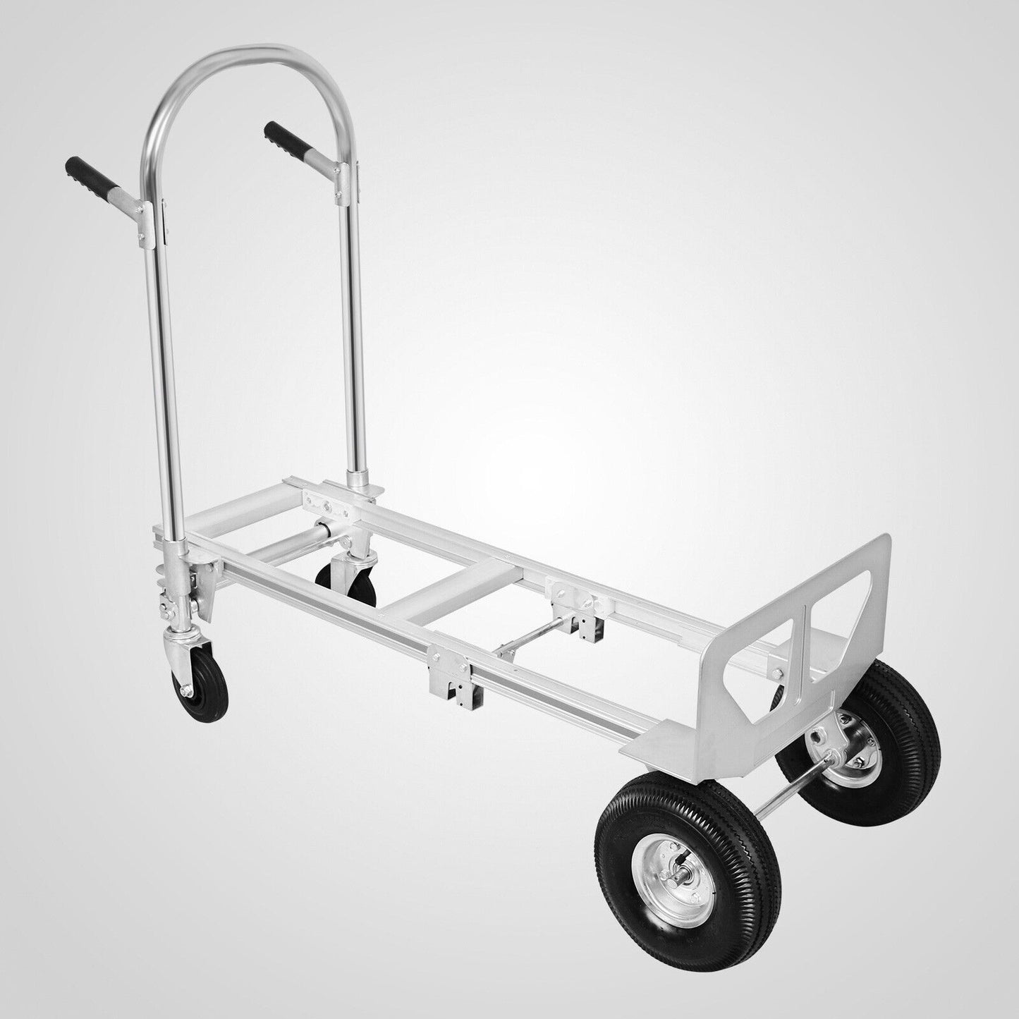 2in1 Aluminum Folding Hand Truck Heavy Duty Convertible Dolly Platform Cart