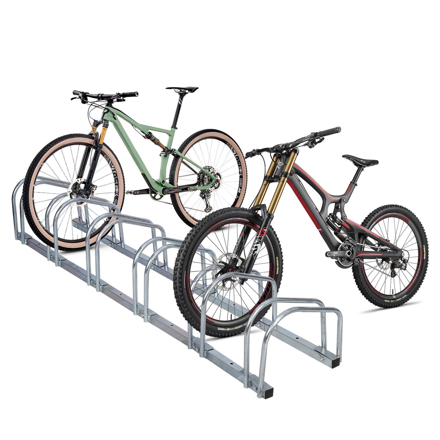 Portable1-6 Rack Bike Parking Rack Bike Floor Parking Adjustable Bicycle Storage