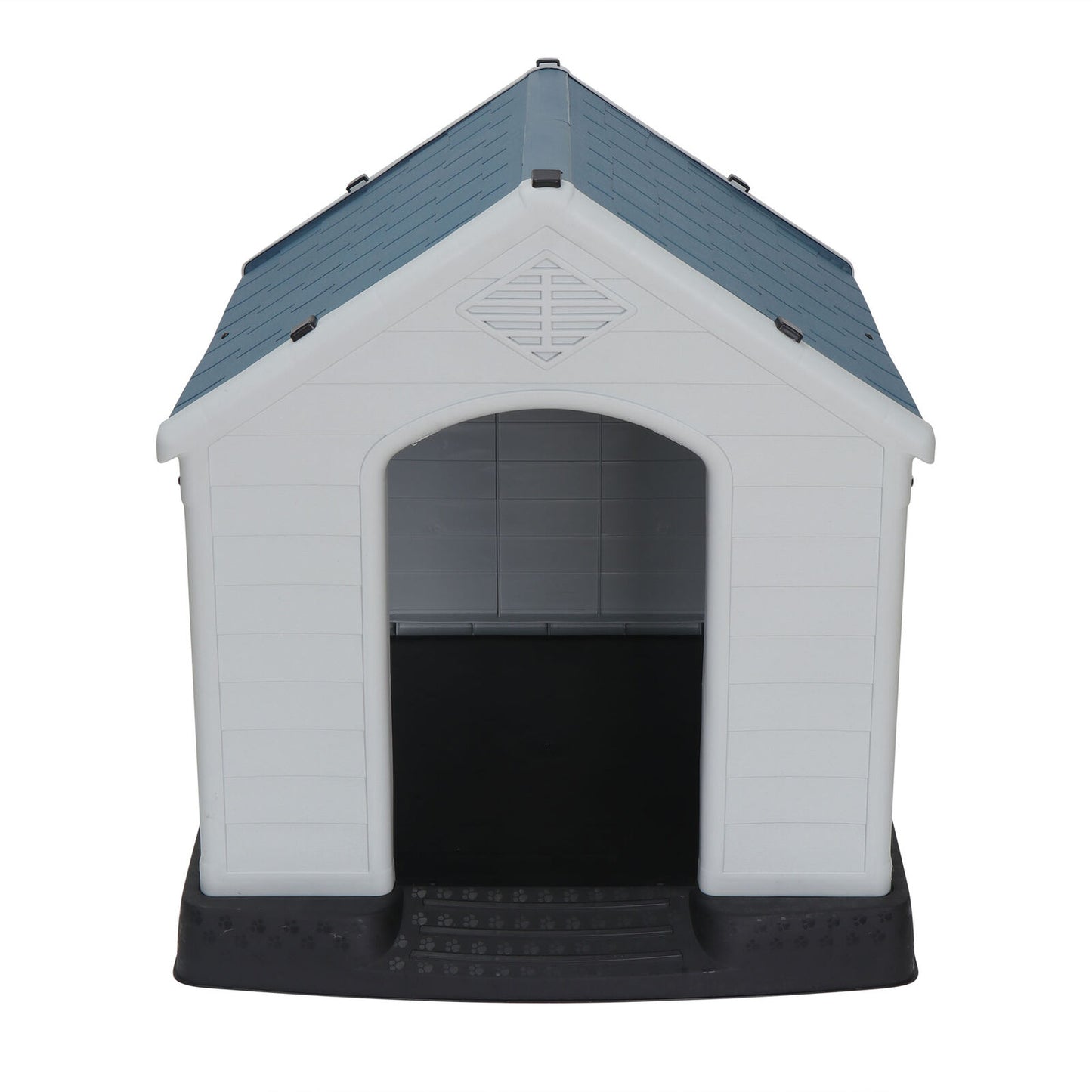 All-Weather Design Dog House Shelter Easy to Assemble Perfect for Backyards