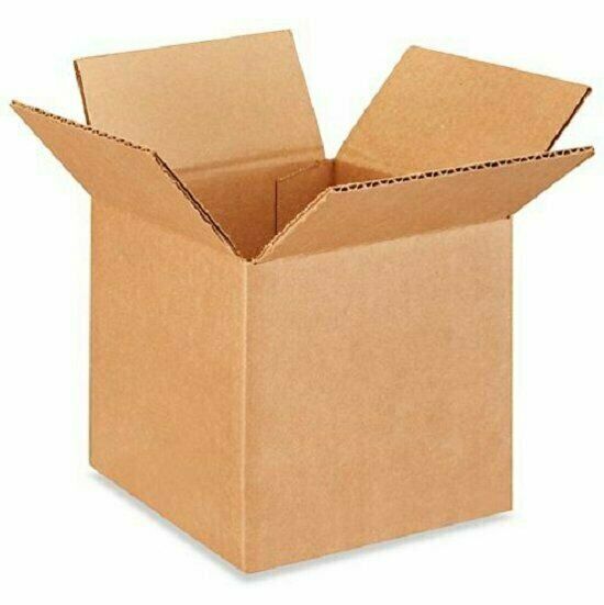 100 6x6x6 Cardboard Paper Boxes Mailing Packing Shipping Box Corrugated Carton