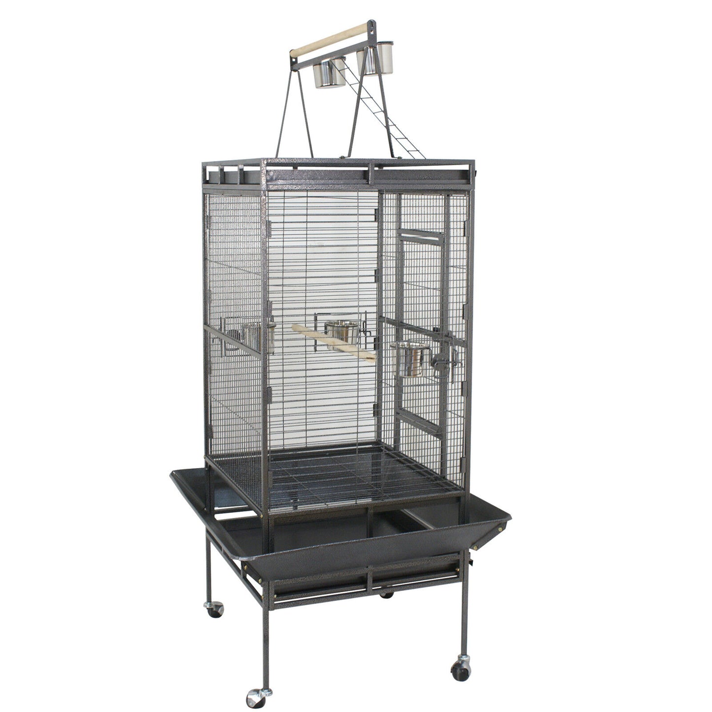 Bird Cage 68" Large Play Top Parrot Finch Cage Macaw Cockatoo Pet Supply