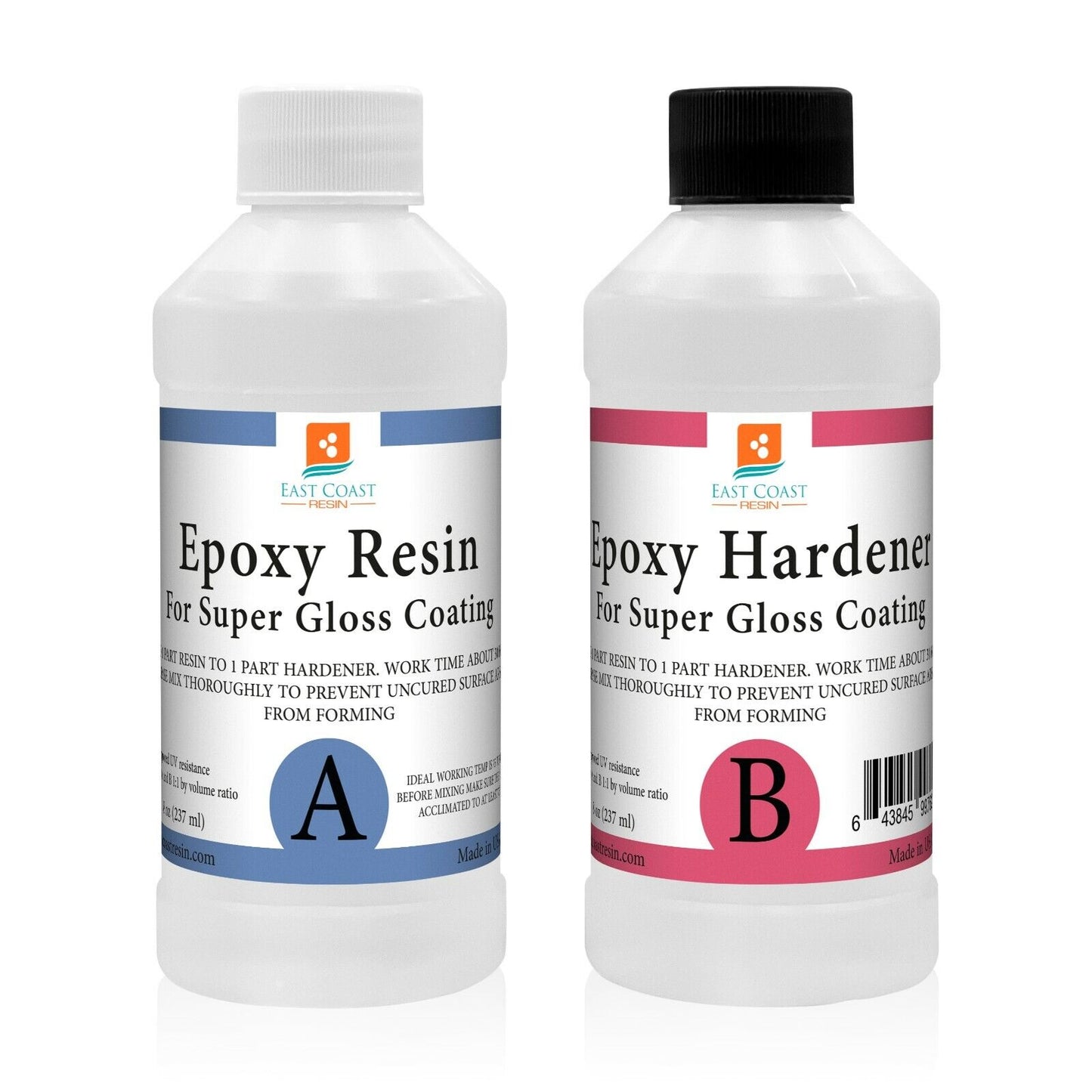 EPOXY RESIN 16 oz Kit  for Super Gloss Coating and Table Tops
