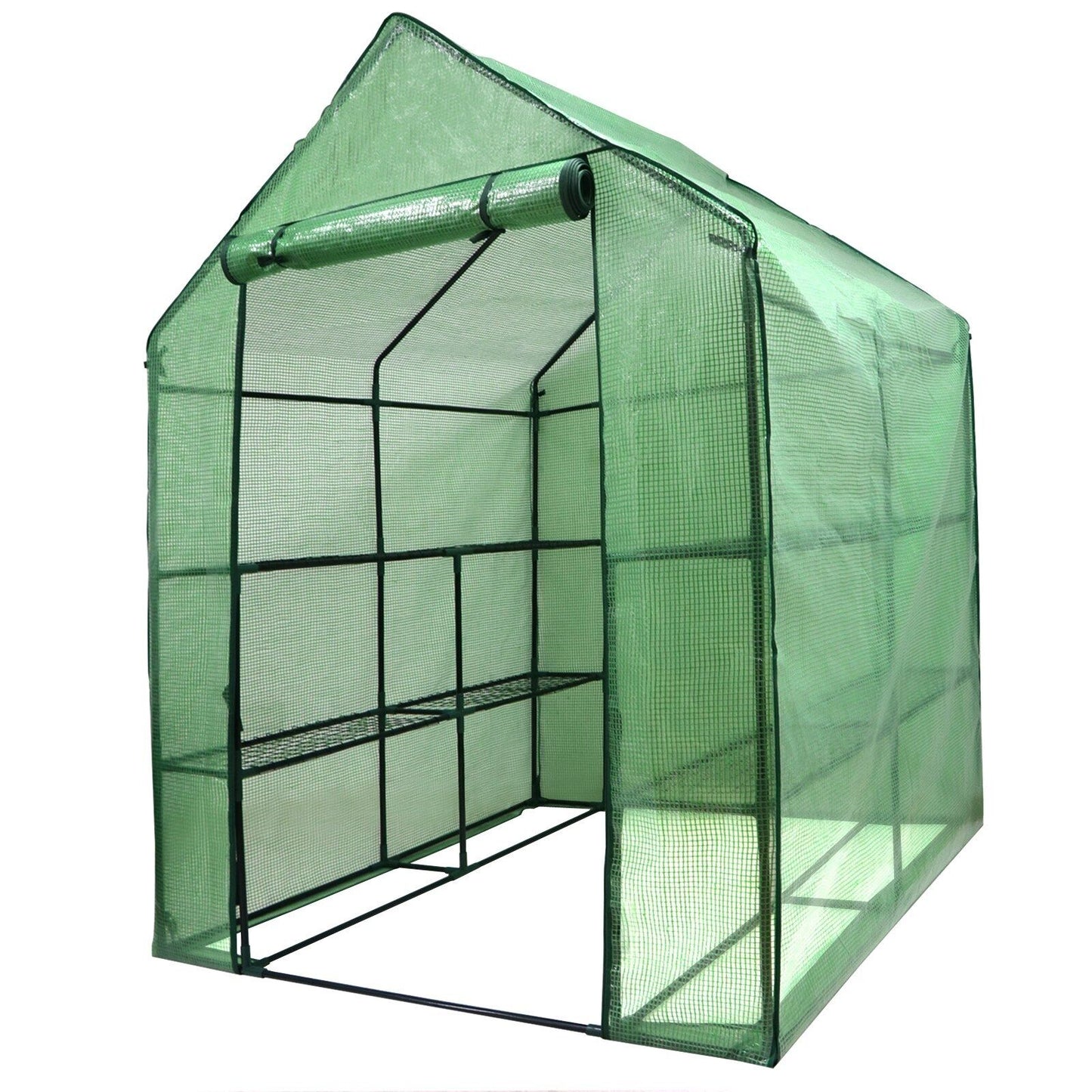 8 Shelves 3 Tiers Walk In Greenhouse for Planter Portable Green House Outdoor