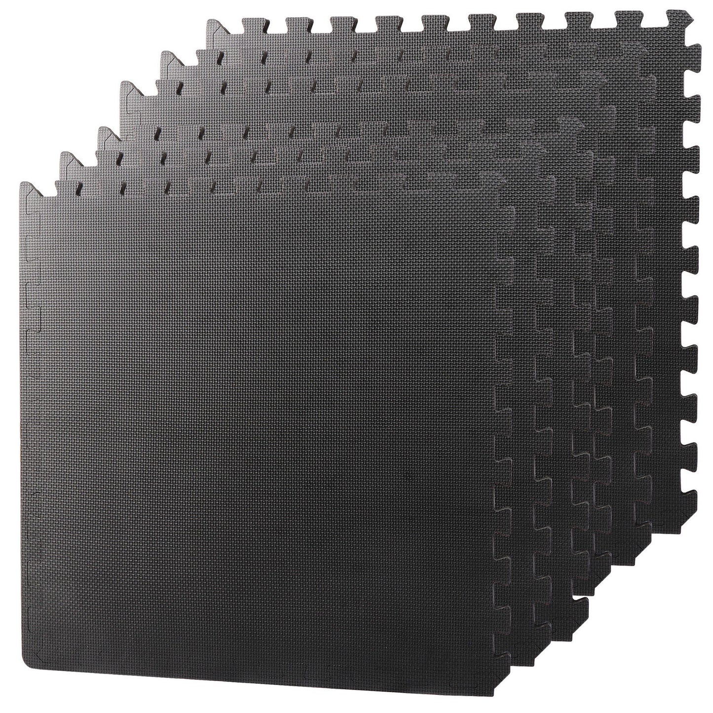 12 Pieces 24''x24''x 0.5'' Puzzle Exercise Floor Mat Interlocking EVA Foam Tile