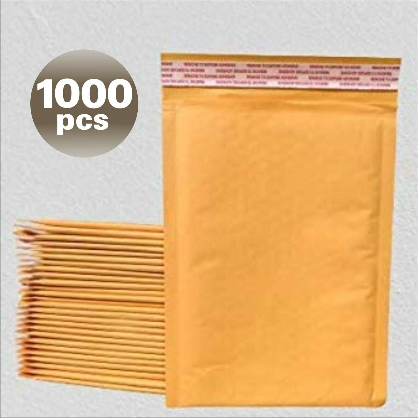 PolycyberUSA  1000 pcs #0 Kraft Bubble Envelopes Mailers 6x9