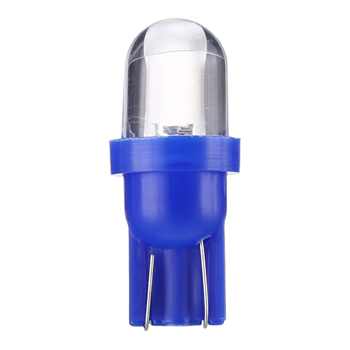 10x Blue T10 168 194 LED Bulbs Instrument Gauge Cluster Dash Light W/ Sockets