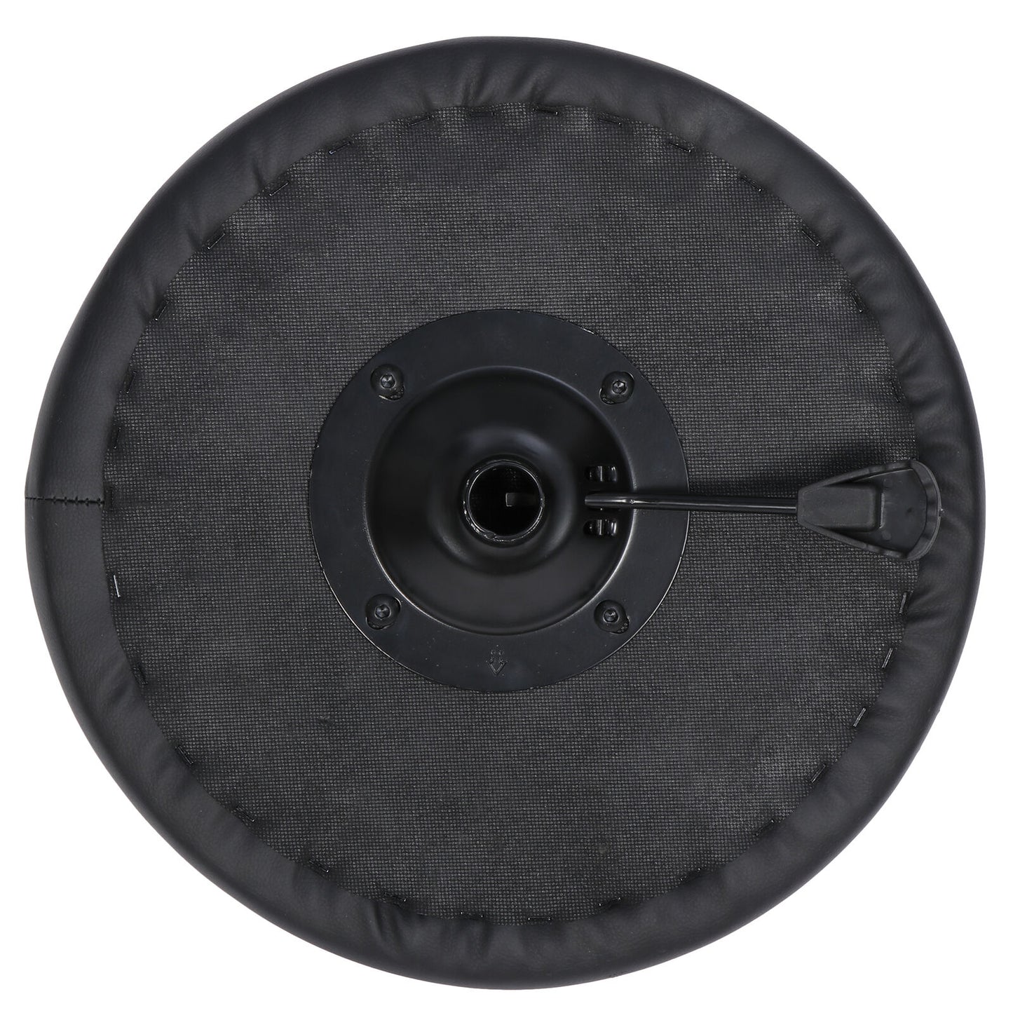 2PCS Adjustable Multi-Purpose Drafting Spa Bar Rolling Stool with Wheels Black