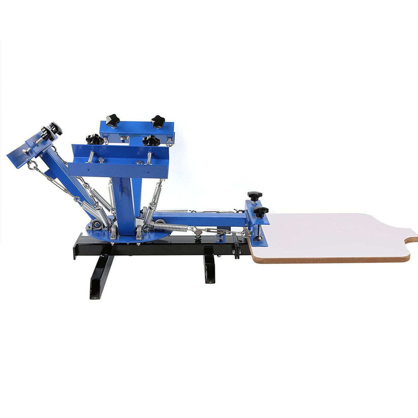 4 Color T-Shirt Silk Screen Printing Equipment + Flash Dryer Press Kit 1 Station