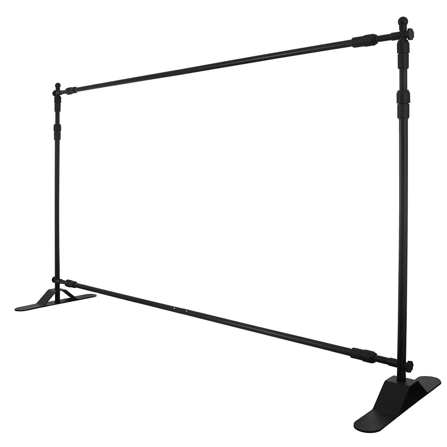 8'x10' Step and Repeat Banner Stand Adjustable Telescopic Trade Show Backdrop US